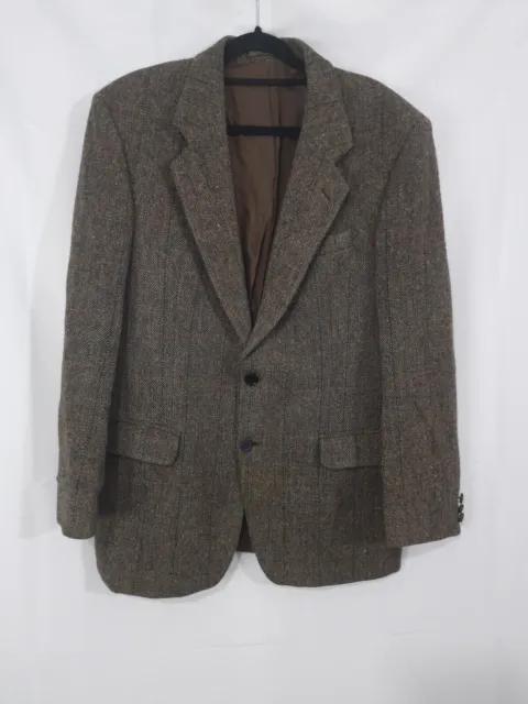 St Michael Donegal Tweed Pure New Wool Vintage Blazer Jacket Men's Size 40in