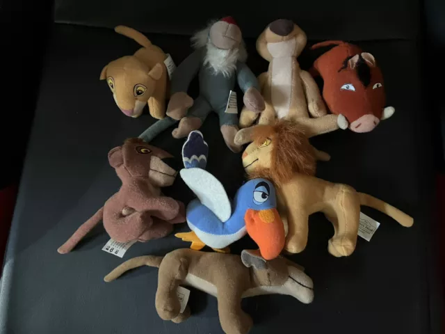 1998 Disney Lion King 2 McDonalds Happy Meal Plush Toys Simba’s Pride Lot
