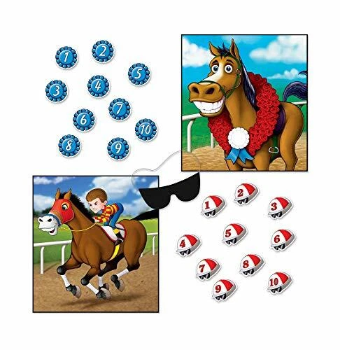 Horse Racing Party Games Pin The Tail on Jockey