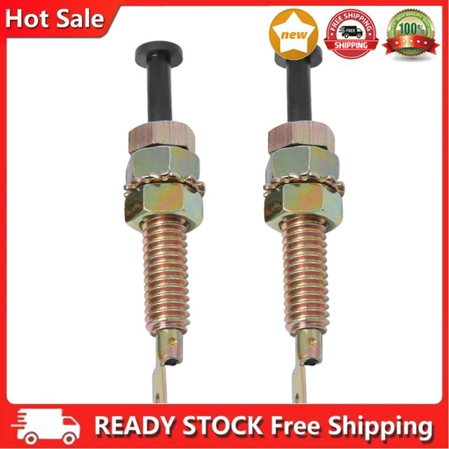Universal Car Door Jamb Trunk Hood Pin Switch Adjustable Length (2pcs)