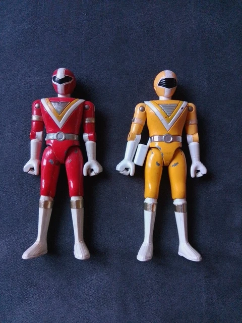 Figurine Bandai Fiveman Five Robot – 1990 – Complet En Boîte – Science-Fiction
