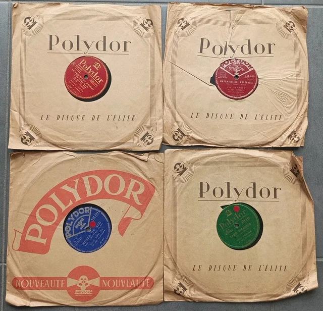 LOT DE 3 Disques Polydor Pour Gramophone EUR 20,00 - PicClick FR