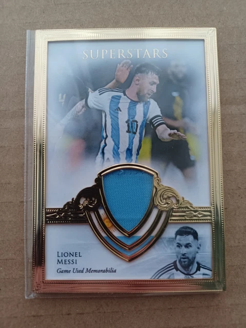 Carte Sportive Lionel Messi Futera Unique 2023 - PSA 10 - Numérotée /69 - Équipes Argentine, Barcelone, Etc.