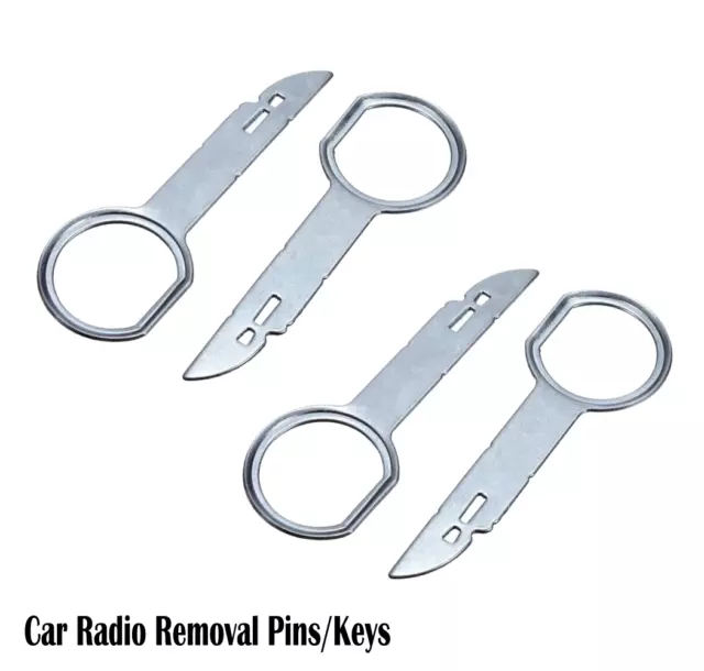 Ford Car Radio CD Stereo Removal Release Keys Extraction Tool Fiesta Focus 4xKey 2