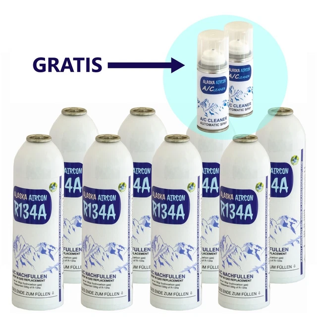 1 KG Kältemittel GAS R1234yf Aufladen Kit Mit Manometer