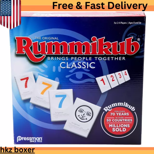 Rummikub Six Player Edition - The Classic Rummy Tile Game - More Tiles and Mo...