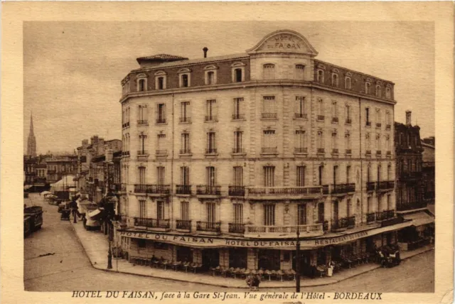 CPA AK Hotel du Faisan facing Gare St-JEAN general view - BORDEAUX (655555)