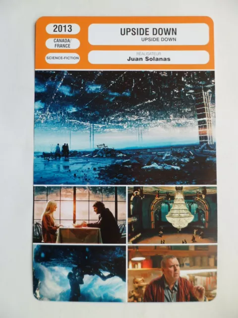 CARTE FICHE CINEMA 2013 UPSIDE DOWN Jim Sturgess Elliott Larson Kirsten Dunst Ti