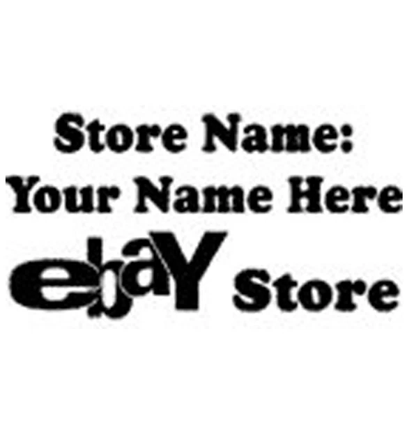 EBAY STORE NAME SelfInking Stamp Black Trodat 4911 9/16" x 11/2