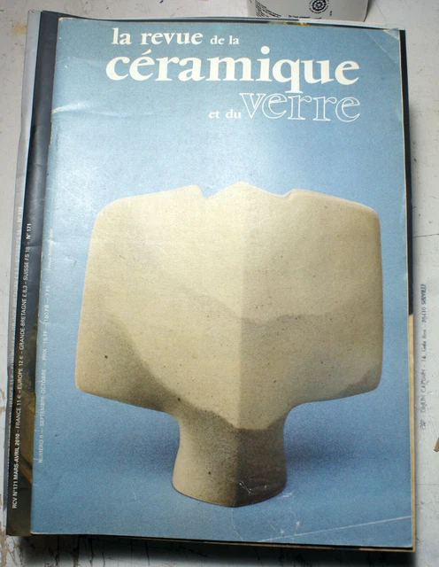 Revue De La Ceramique Et Du Verre/N°6/1982/Joulia/Tiffoche/Pasquer/Rare Numero