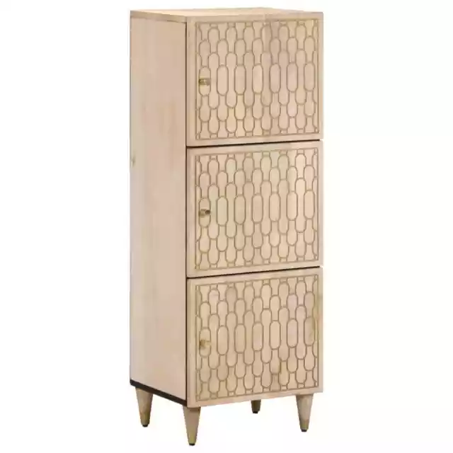 Highboard Sideboard Storage Cupboard Side Cabinet Solid Wood Mango vidaXL