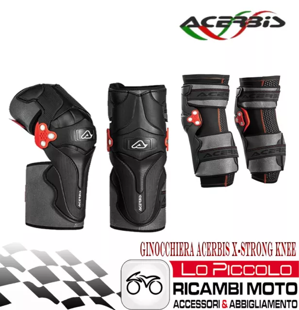 Ginocchiera Protezione Acerbis X-Strong Knee Motocross Enduro