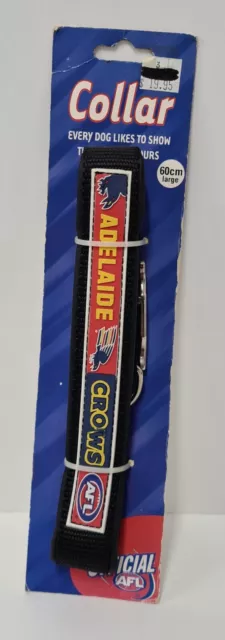AFL Adelaide Crows Dog Collar Large 60cm Official Licensed Merchandise *New*