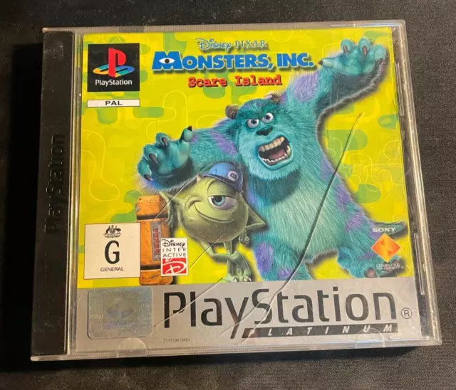 MONSTERS INC. SCARE Island Pal Sony Playstation 1, Ps1 + Manual Tested 23.95 PicClick AU