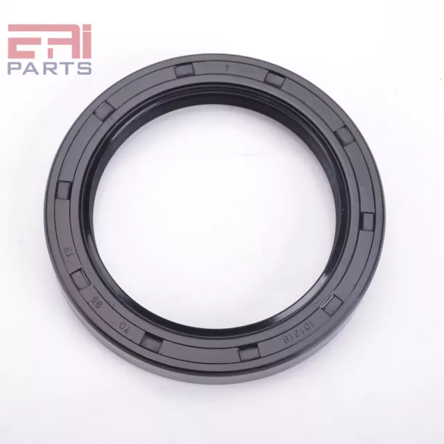 EAI Metric Oil Shaft Seal 70x95x13mm TC Dust Grease Double Lip w/ Spring