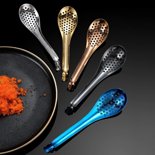 Caviar Spoon Colander Molecular Cuisine Cooking Accessories Egg Kitchen Tools