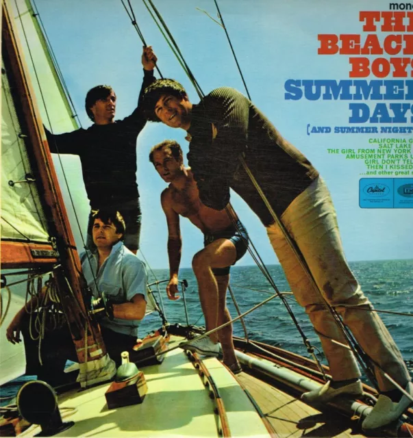 Beach Boys Summer Days LP vinyl UK Capitol 1965 Mono issue LP in flip back