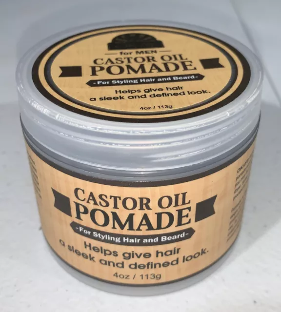 MEN Castor Oil Beard and Hair Pomade For Styling Hair And Beard,All Day Hold,...