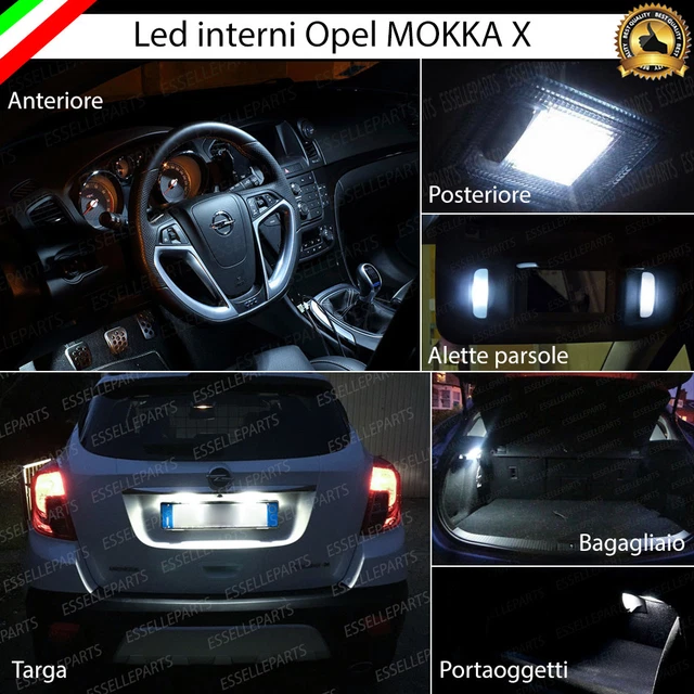 Illuminazione Auto Led Kit Luci LED Interni CORMAR Per Audi Q5 8R - 6000K Full White, Plug & Play, CANBUS Led Canbus Senza Errori
