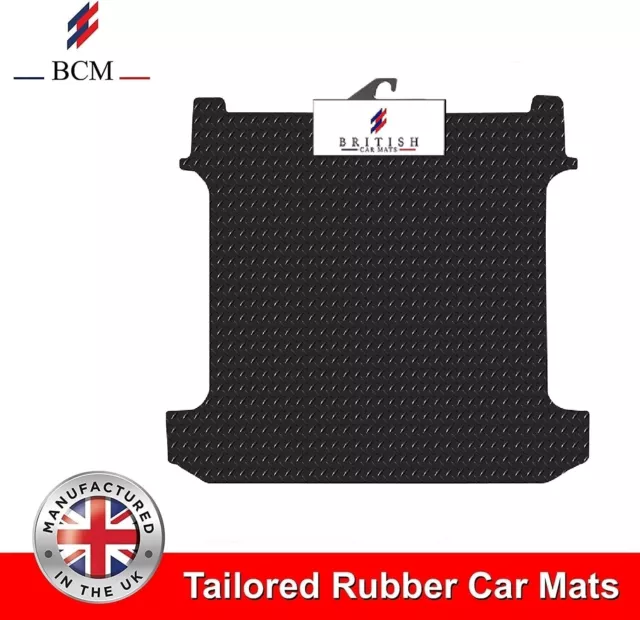 For Ford Transit Custom Crew Cab SWB 2013-On Tailored HD 3mm Rubber Rear Van Mat