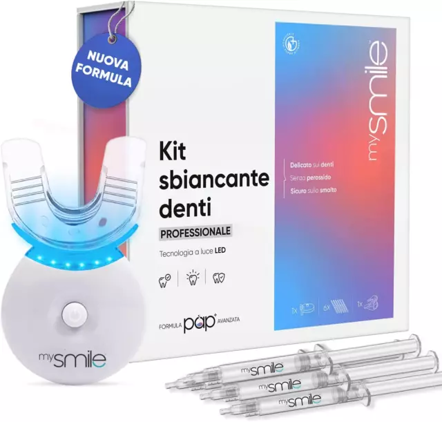 Kit Sbiancante Denti PAP+ - 6X3Ml Gel Pulizia Denti Con PAP+ per Sbiancamento De 2