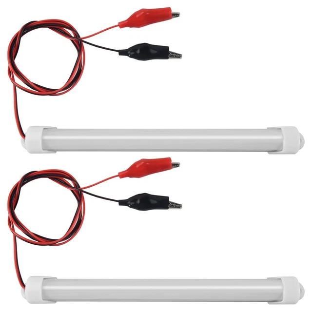 C-FUNN 12V 40Cm Voiture 30 LED SMD Barre Lumineuse Intérieur Barre Van Caravan Lwb Réservoir - Blanc Chaud