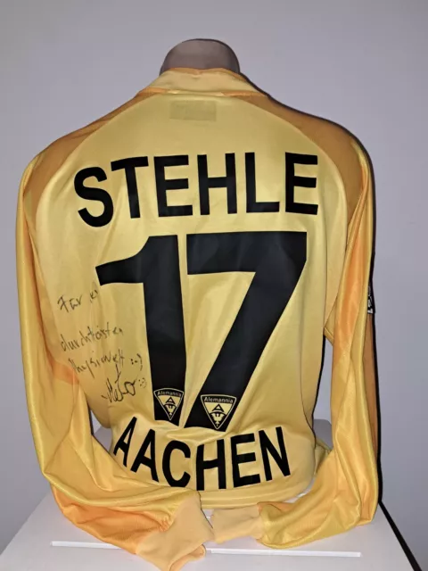 Trikot Fußball FC Alemannia Aachen Thomas Stehle 2005 Jako M/L gelb