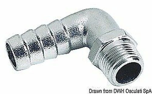 Raccord À 90° 1 X 30 MM Marque Osculati 17.196.08