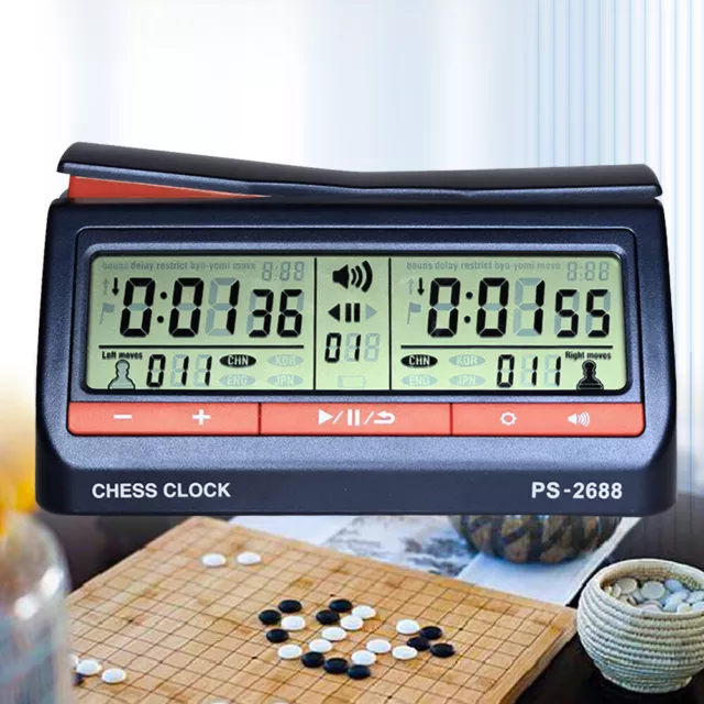 Schach Digitaler Timer Multifunktionale Schachspiele Timer für Familie Persönlicher Gebrauch