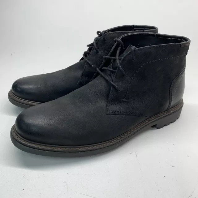 Florsheim Field Chukka Boot Black Nubuck Size 10 M Great Condition