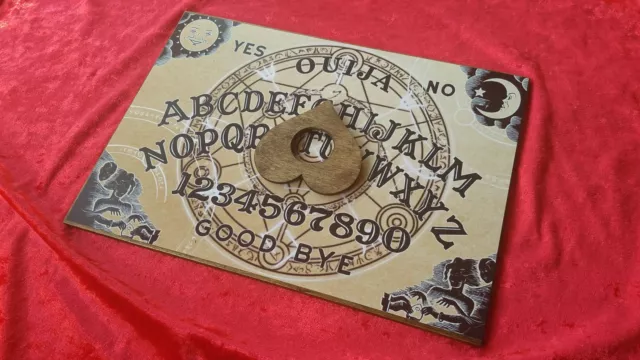 Wooden Ouija Board game & Planchette Instructions