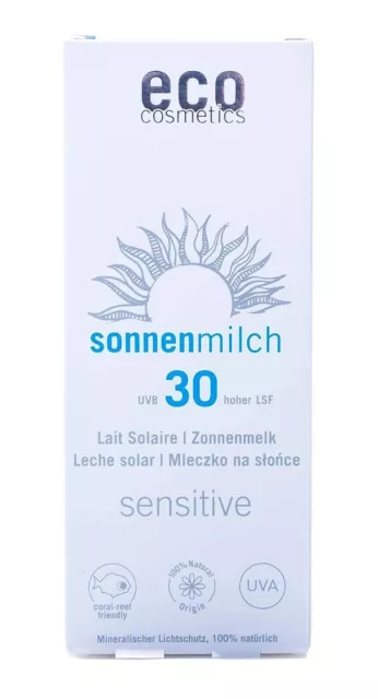 Eco Cosmetics | Sonnenmilch | LSF 30 sensitive | 75 ml