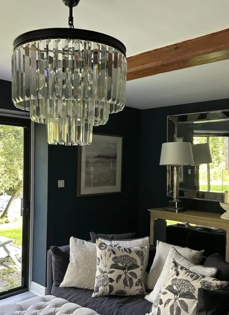 Stunning Coach House Glass Pendant Light - RRP Over £500