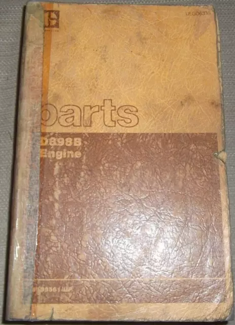 CAT Caterpillar D398B Motore Parti Libro Manuali/N 66B3561-UP