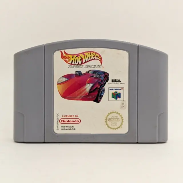 Genuine Original Nintendo 64 N64 Game Hot Wheels Turbo Racing PAL Tested Working