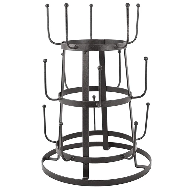 Mug Holder Tree Organizer Drying Rack Stand For Mugs Coffee Cup Glass Kitchen
