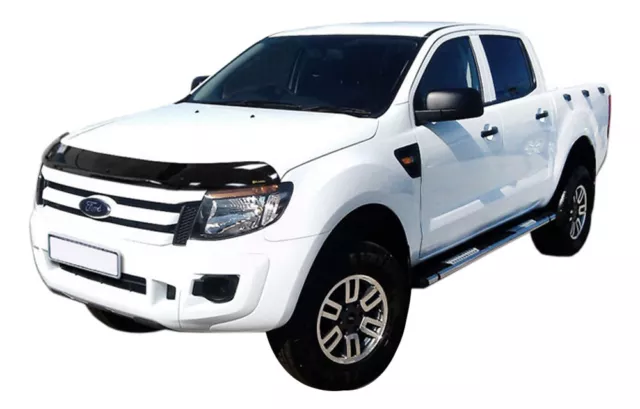 BRA CAPOT DEFLECTEUR PROTECTION pour FORD RANGER DOUBLE CAB 2012-2015 SCOUTT 2