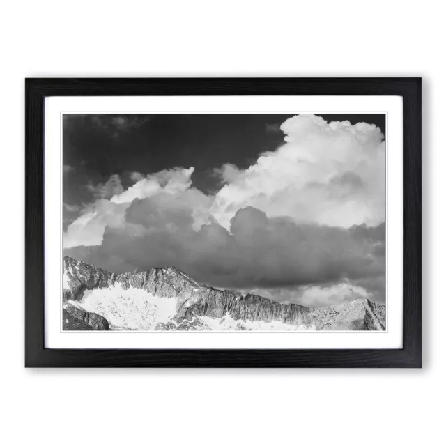 Ansel Adams White Pass. Kings River Canyon Wall Art Print Framed Canvas Picture