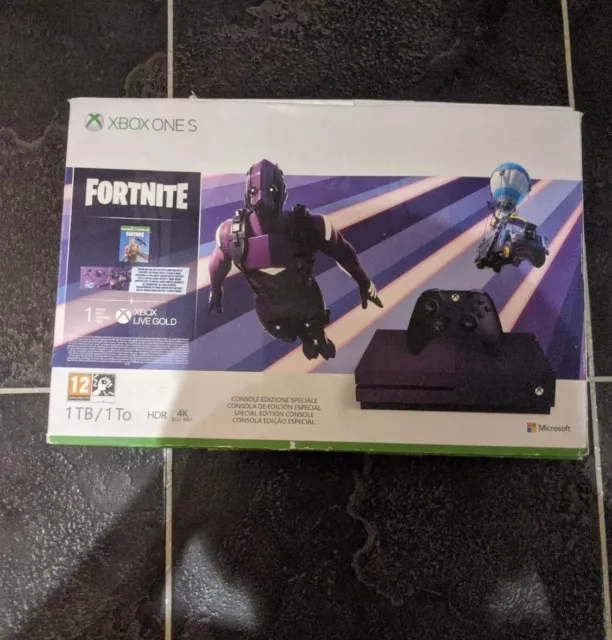 BOXED FORTNITE SPECIAL Edition 1TB Xbox One S Console Gradient