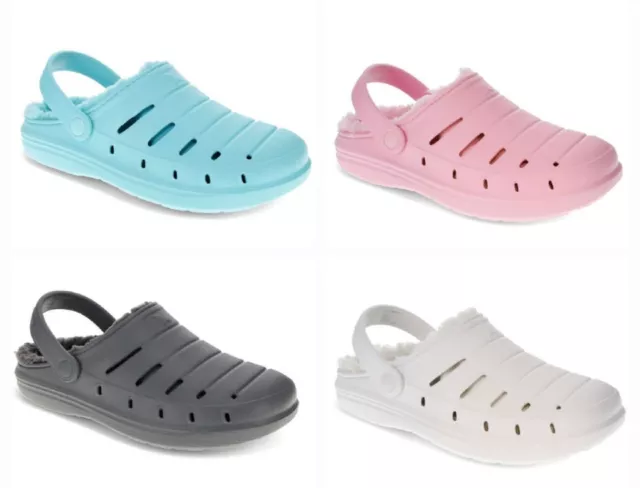 Rugged Shark Women's Pick Color Slip-on Lined EVA Clog Slippers Shoes: 6-11