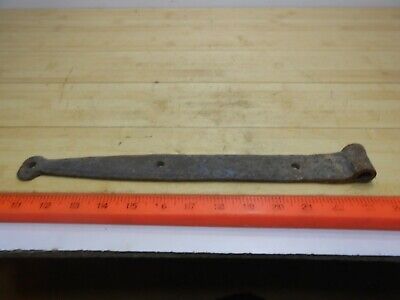 Antique Hand Forged Barn Door Strap Hinge 13 1/4" long x 1 5/16" x 3/8" female.