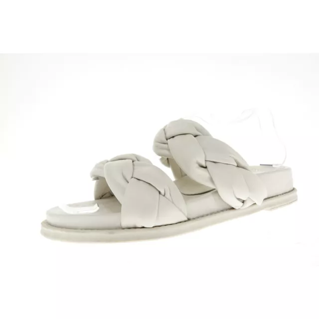 UNISA Pantoletten Sandalen Sandaletten Leder Weiß Damen Gr. 39