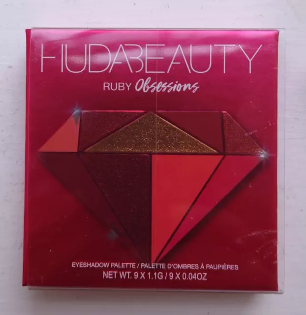 Brand New Huda Beauty Ruby Obsessions Eyeshadow Palette