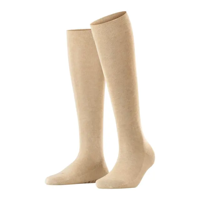 Falke London Sensitive Soft Comfort Top Knee HIgh Ladies Cotton Socks