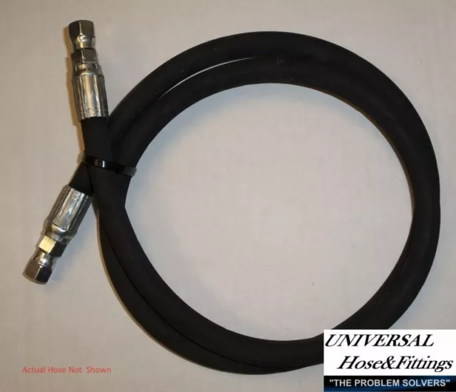 1/2" X 48" 2-WIRE Hydraulic Hose Assembly  W/ 5/8" Female JIC ends