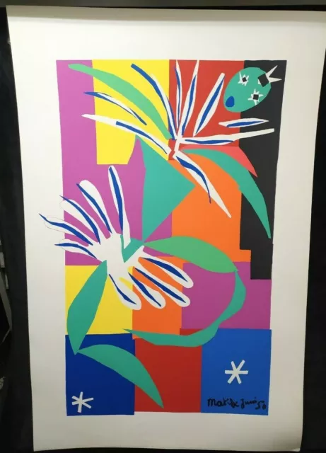 La Danseuse Creole 1950 by Henri Matisse, Silkscreen ,Oversize Print