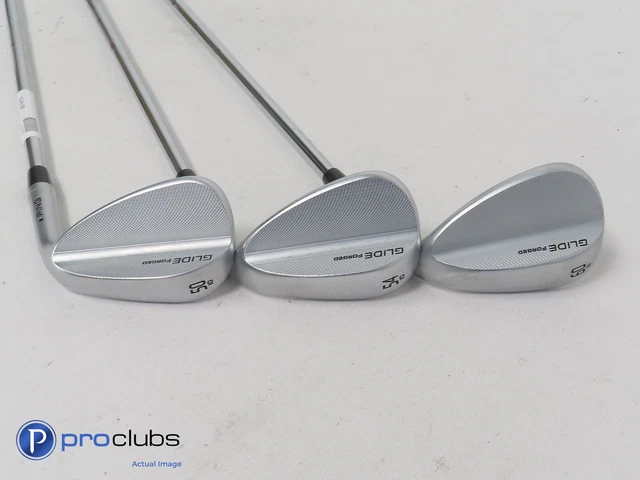 Nice Ping Glide Forged 50*,54*,60* WEDGE SET Black Dot DG S300 Stiff Flex 350966 Nice Ping Glide Forged 50*,54*,60* WEDGE SET Black Dot DG S300 Stiff Flex 350966