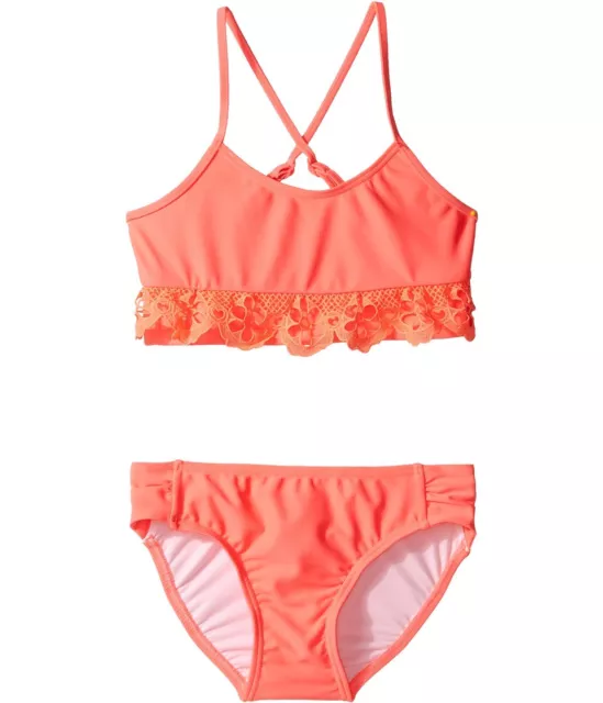 Seafolly Watermelon Pink Sweet Summer Swim Set L139407 Girl's Size AUS 6