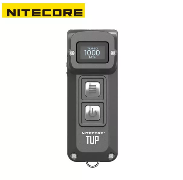 NITECORE Tup 1000 Lumen Intelligent Pocket Light -Small Torch Rechargeable Grey