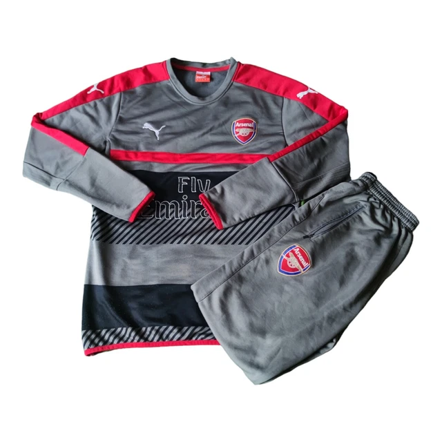 Tuta Completa Puma Arsenal Vintage Y2K Tracksuit Track Pants Top Calcio Uomo M